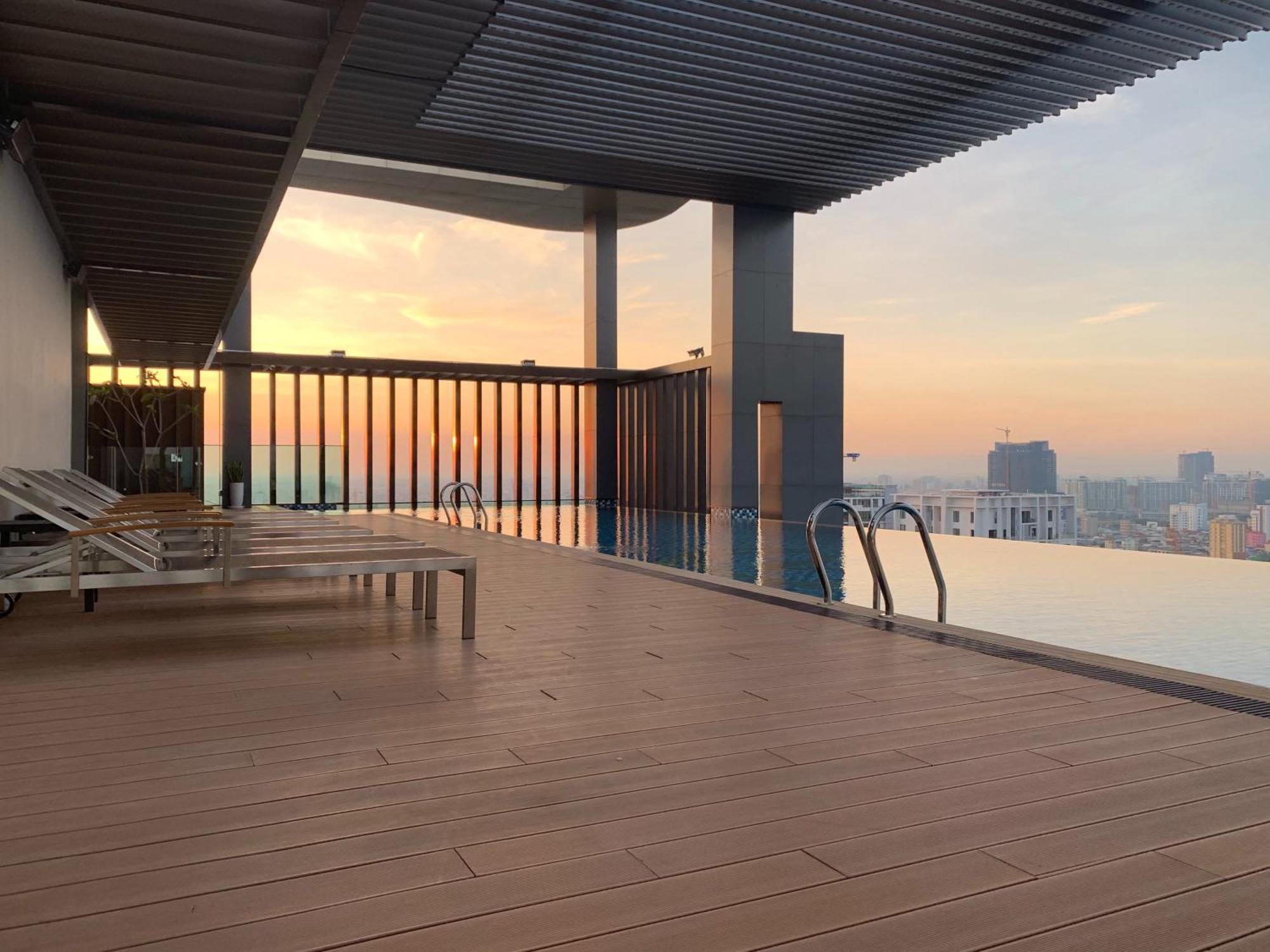 The View Serviced Residence 豪景日式酒店公寓 Phnompenh Exteriér fotografie