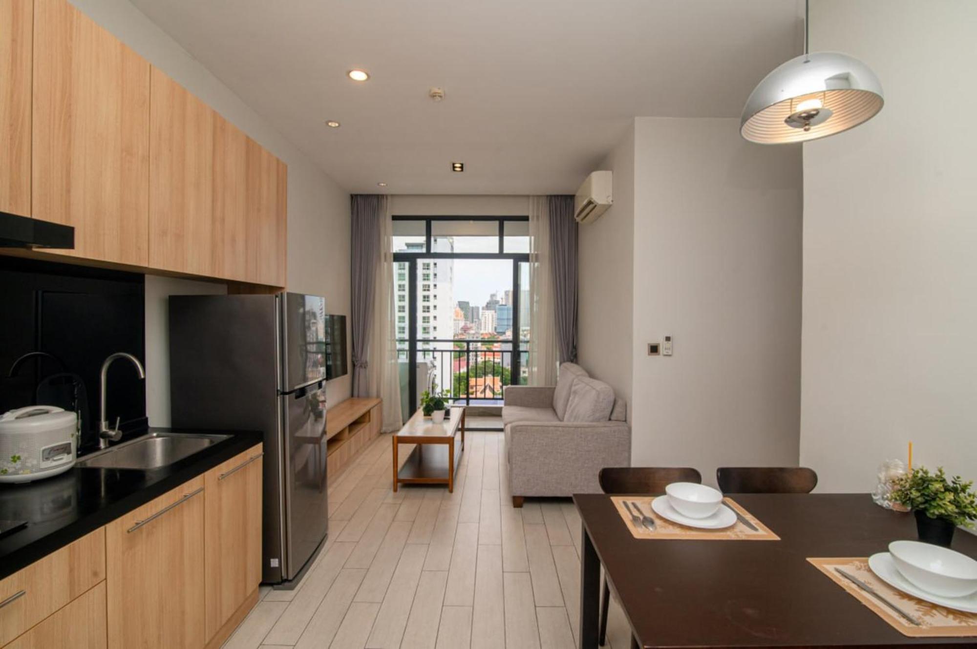 The View Serviced Residence 豪景日式酒店公寓 Phnompenh Exteriér fotografie